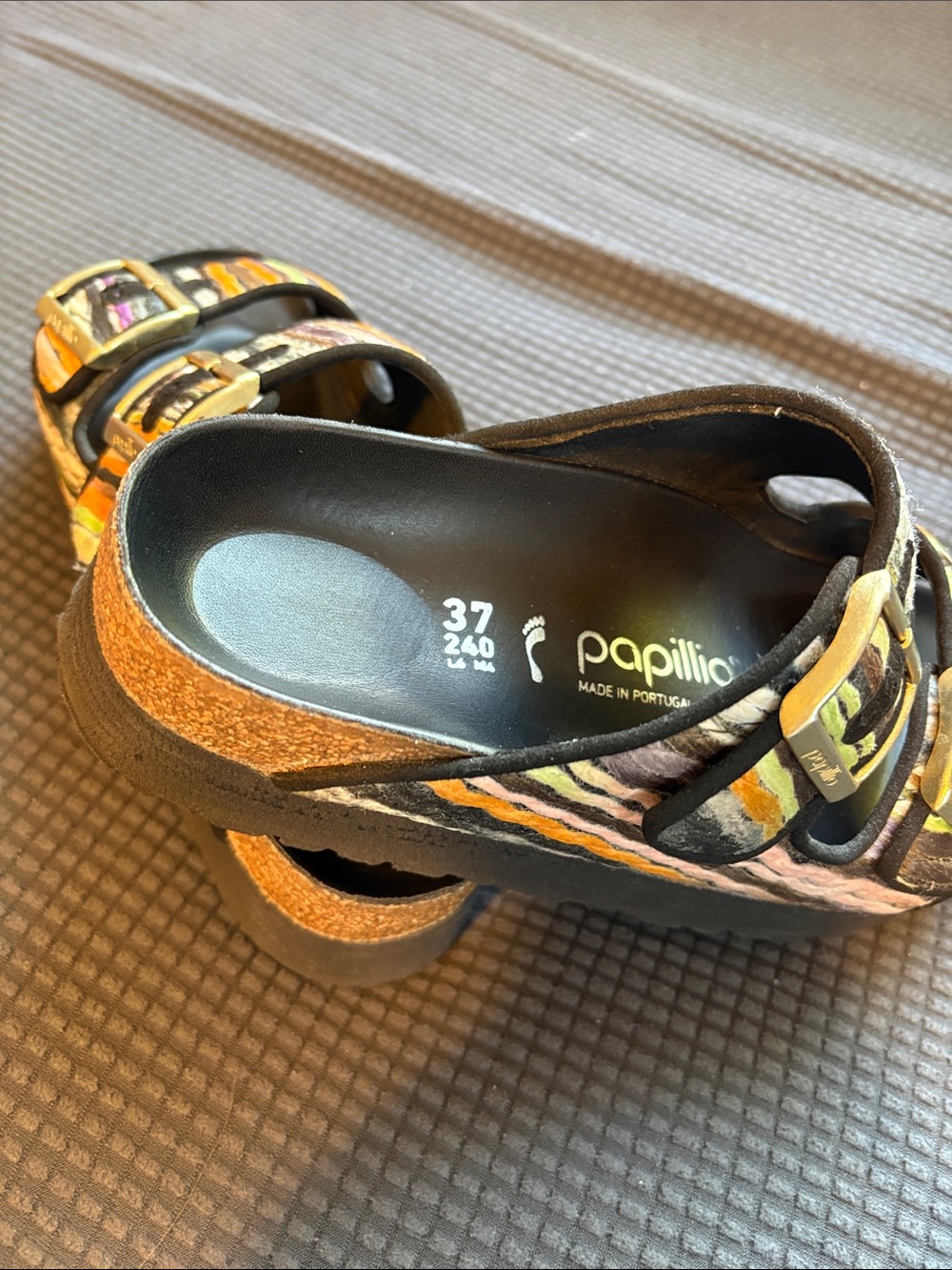 Birkenstock Papillio Arizona Flex Platform textil. Excellent condition - Picture 3 of 6